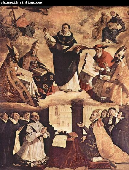 Francisco de Zurbaran Apotheose des Hl. Thomas von Aquin