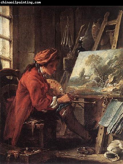 Francois Boucher Painter in his Studio