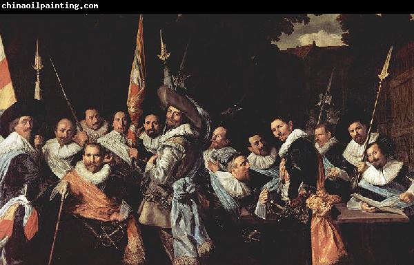 Frans Hals Meeting of the officers of the Kloveniersschutterij in Haarlem.