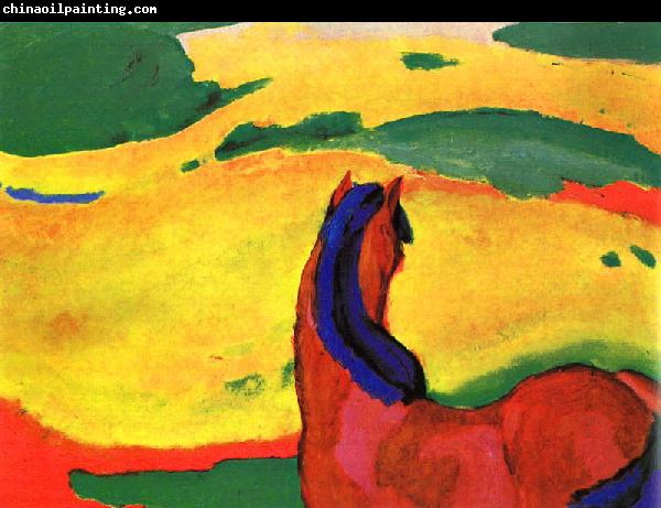 Franz Marc Horse in a Landscape