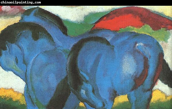 Franz Marc The Little Blue Horses