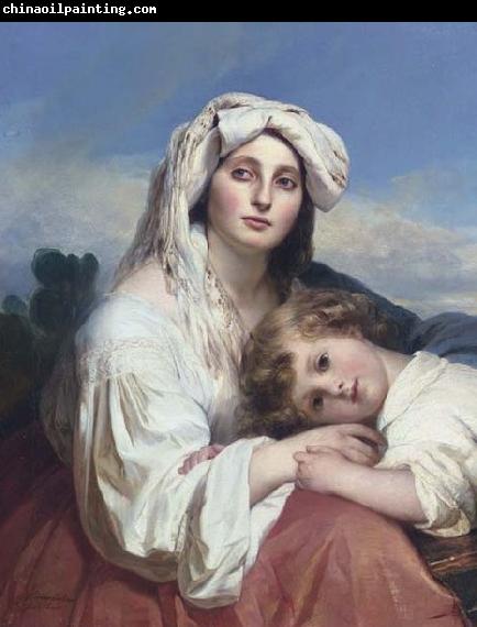 Franz Xaver Winterhalter Italienerin mit Kind