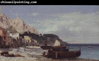 Friedrich Paul Nerly Veduta di Capri