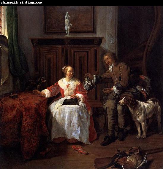 Gabriel Metsu The Hunter s Gift