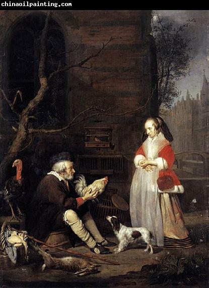 Gabriel Metsu The Poultry Seller