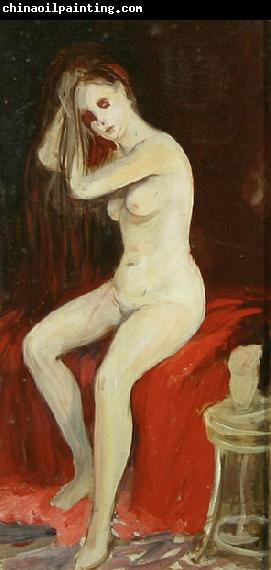 George Benjamin Luks Seated Nude