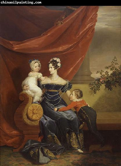 George Dawe Charlotte of Prussia with children