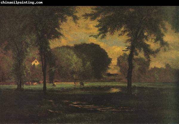 George Inness The Pasture