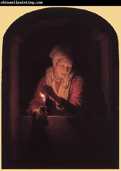 Gerard Dou Old Woman with a Candle