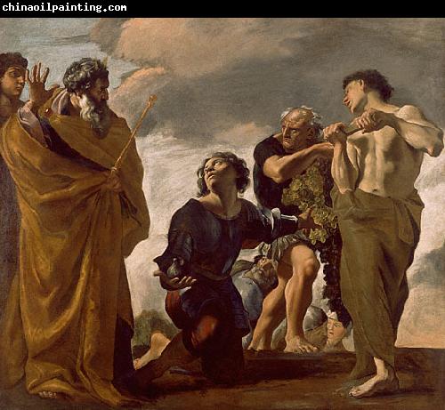 Giovanni Lanfranco Moses and the Messengers from Canaan