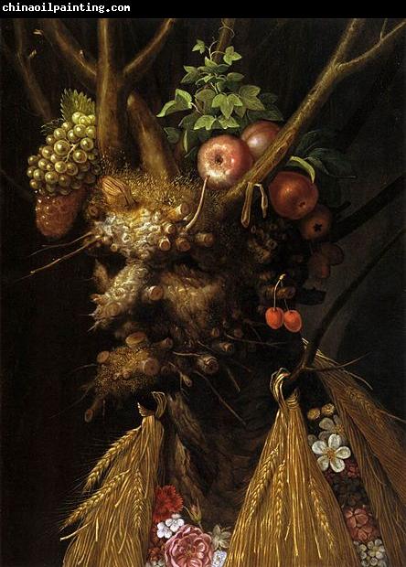 Giuseppe Arcimboldo The Four Seasons in one Head