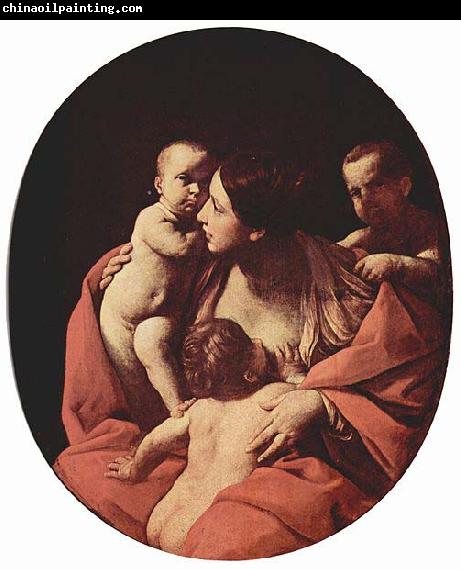 Guido Reni Caritas, Oval