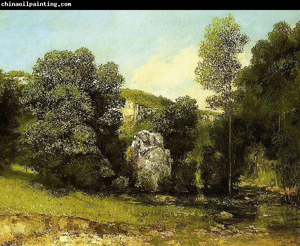 Gustave Courbet The water stream la Breme