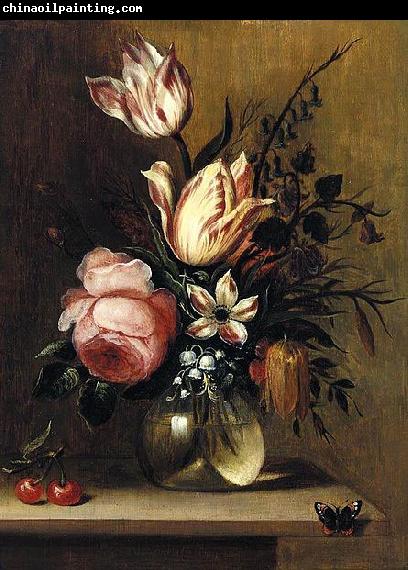 Hans Bollongier Flowers in a Vase