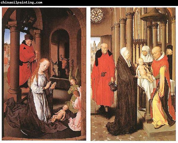 Hans Memling Wings of the Adoration of the Magi Triptych