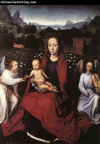 Hans Memling Virgin and Child in a Rose