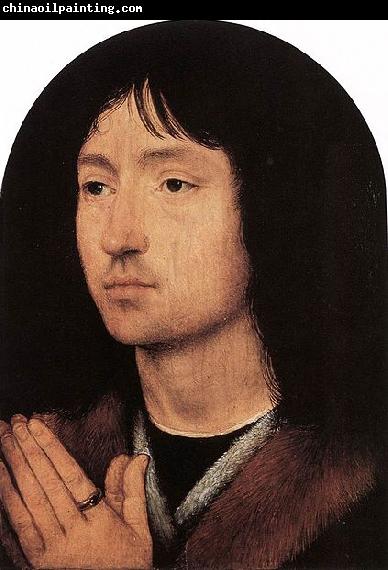 Hans Memling Portrait of a Young Man at Prayer