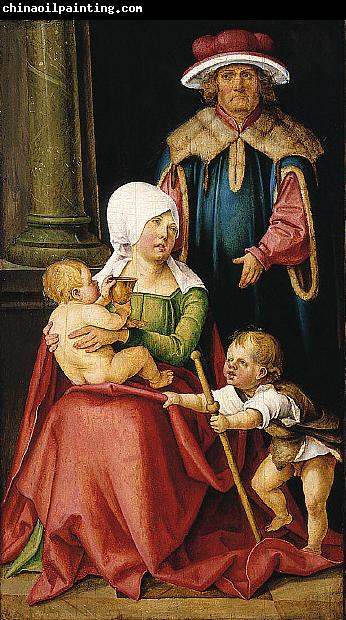 Hans von Kulmbach Mary Salome and Zebedee with their Sons James the Greater and John the Evangelist