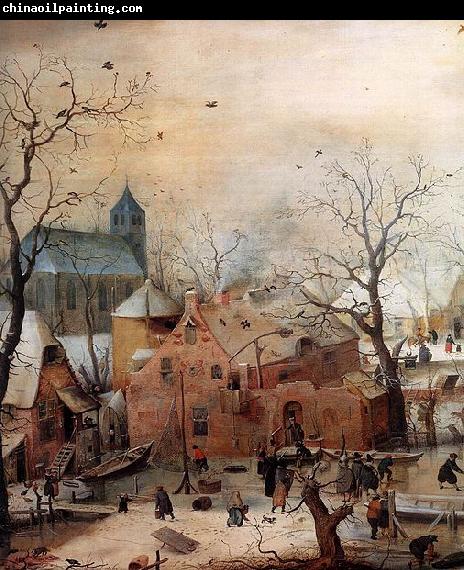 Hendrick Avercamp Winter Landscape with Skaters