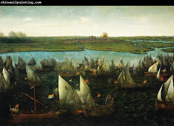 Hendrik Cornelisz. Vroom Battle of Haarlemmermeer, 26 May 1573