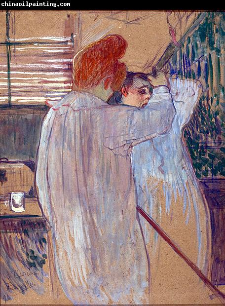 Henri  Toulouse-Lautrec Two Women in Nightgowns