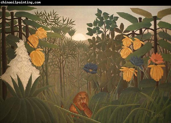 Henri Rousseau The Repast of the Lion