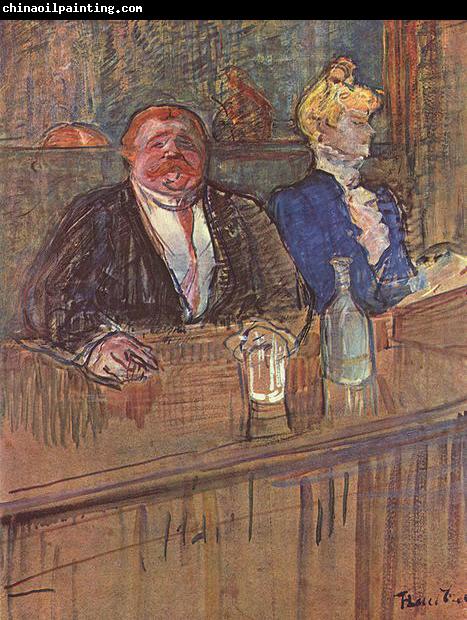 Henri de toulouse-lautrec Die Bar