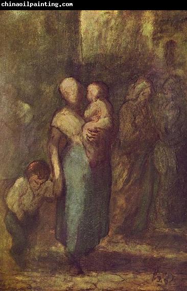 Honore Daumier In der Strabe