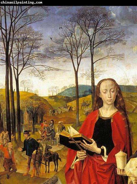 Hugo van der Goes Sts Margaret and Mary Magdalene with Maria Portinari