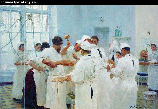 Ilya Repin The Surgeon Evgueni Vasilievich Pavlov in the Operating Theater