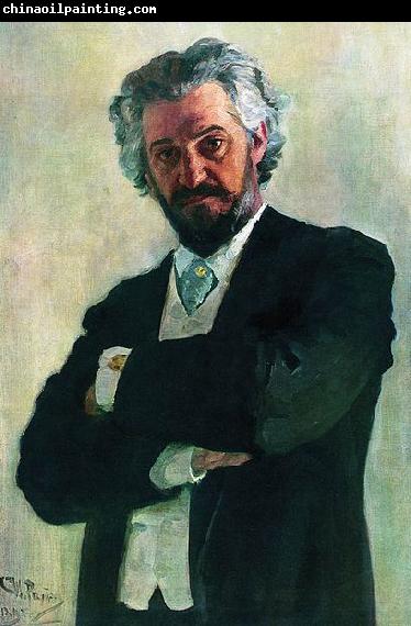 Ilya Repin Portrait of the cellist Aleksander Valerianovich Wierzbillowicz