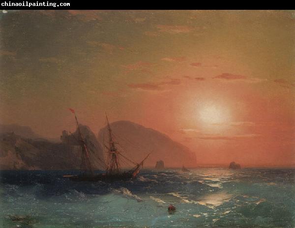 Ivan Aivazovsky View Of The Ayu Dag Crimea