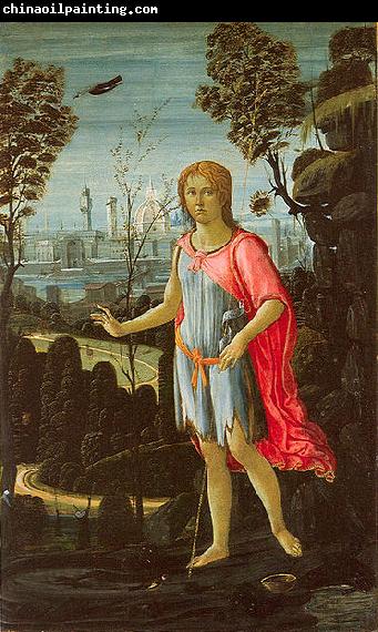 JACOPO del SELLAIO Saint John the Baptist Jacopo del Sellaio