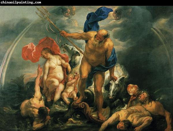 Jacob Jordaens Neptunus en Amphitrite in de storm