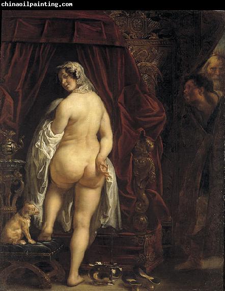 Jacob Jordaens King Candaules of Lydia Showing his Wife to Gyges