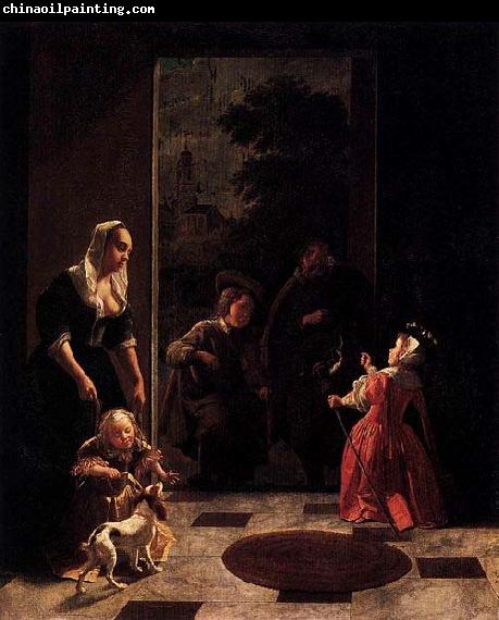 Jacob Ochtervelt Itinerant Musicians