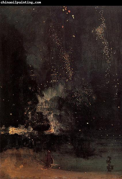 James Abbott McNeil Whistler Nocturne in Black and Gold The Falling Rocket