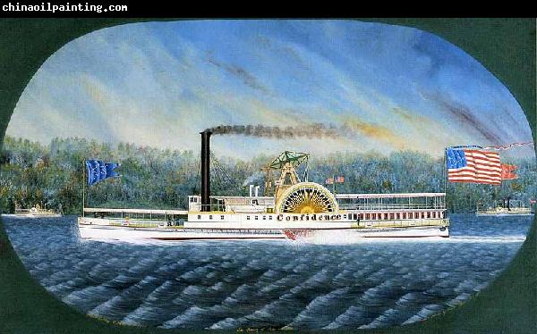 James Bard Confidence, Hudson River steamboat built 1849, later transferred to California