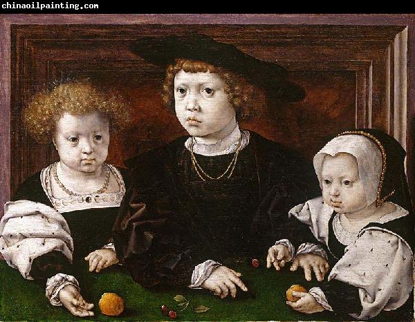 Jan Gossaert Mabuse The Three Children of Christian II of Denmark