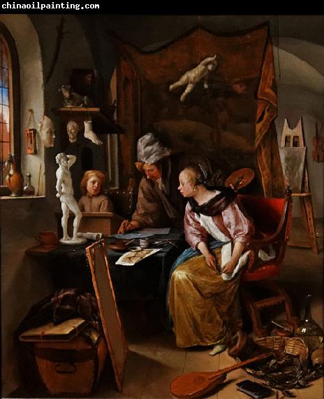 Jan Steen The Drawing Lesson