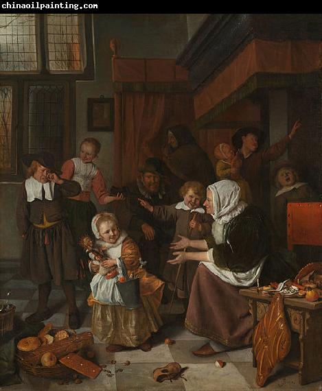 Jan Steen The Feast of St. Nicholas