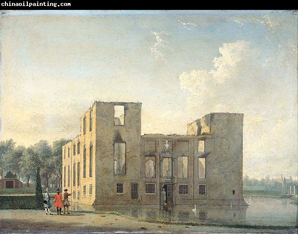 Jan ten Compe Berckenrode Castle in Heemstede after the fire of 4-5 May 1747: rear view.