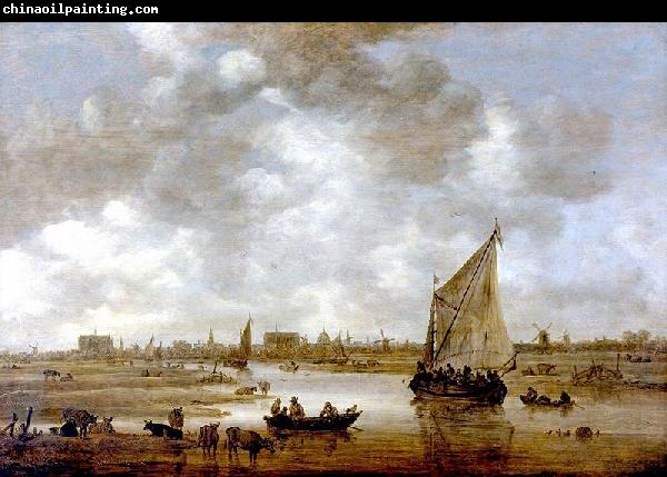 Jan van  Goyen View of Leiden from the Northeast