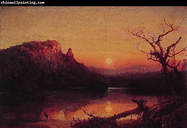 Jasper Francis Cropsey Sunset Eagle Cliff