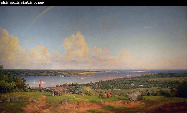 Jasper Francis Cropsey The Narrows from Staten Island