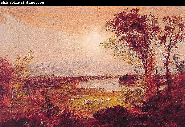 Jasper Francis Cropsey A Bend in the River