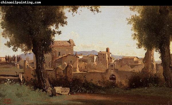 Jean Baptiste Camille  Corot Farnese Gardens