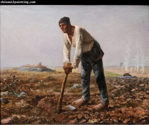 Jean Francois Millet The Man with the Hoe