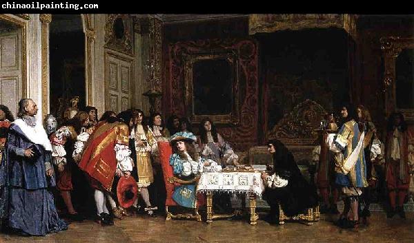 Jean Leon Gerome Louis XIV and Moliere