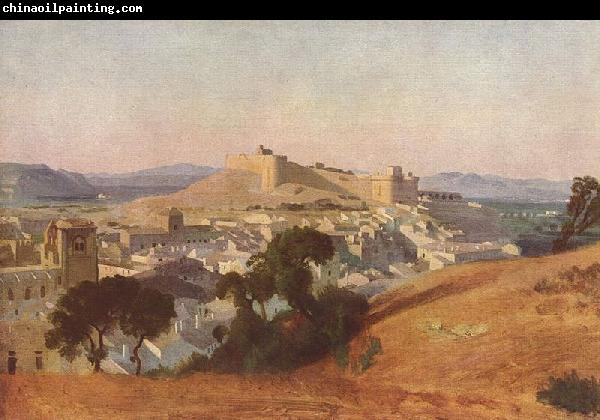 Jean-Baptiste Camille Corot Ansicht von Villeneuve-Les-Avignon, Das Fort Saint-Andre